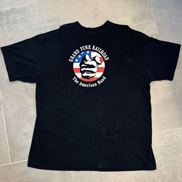 VTG Grand Funk Railroad Shirt Mens XXL Black Single Stitch Classic Rock Band Tee - Picture 6 of 7